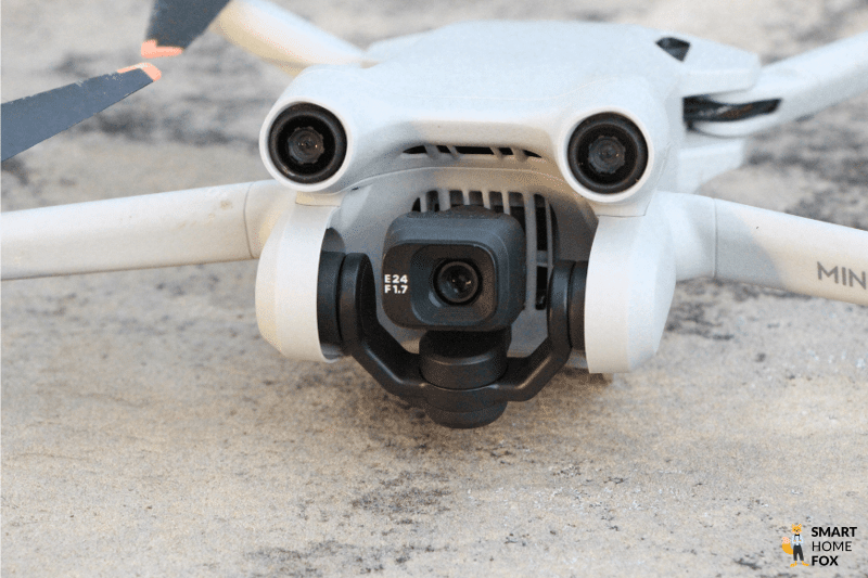 Die Kamera der DJI Mini 3 Pro Drohne.
